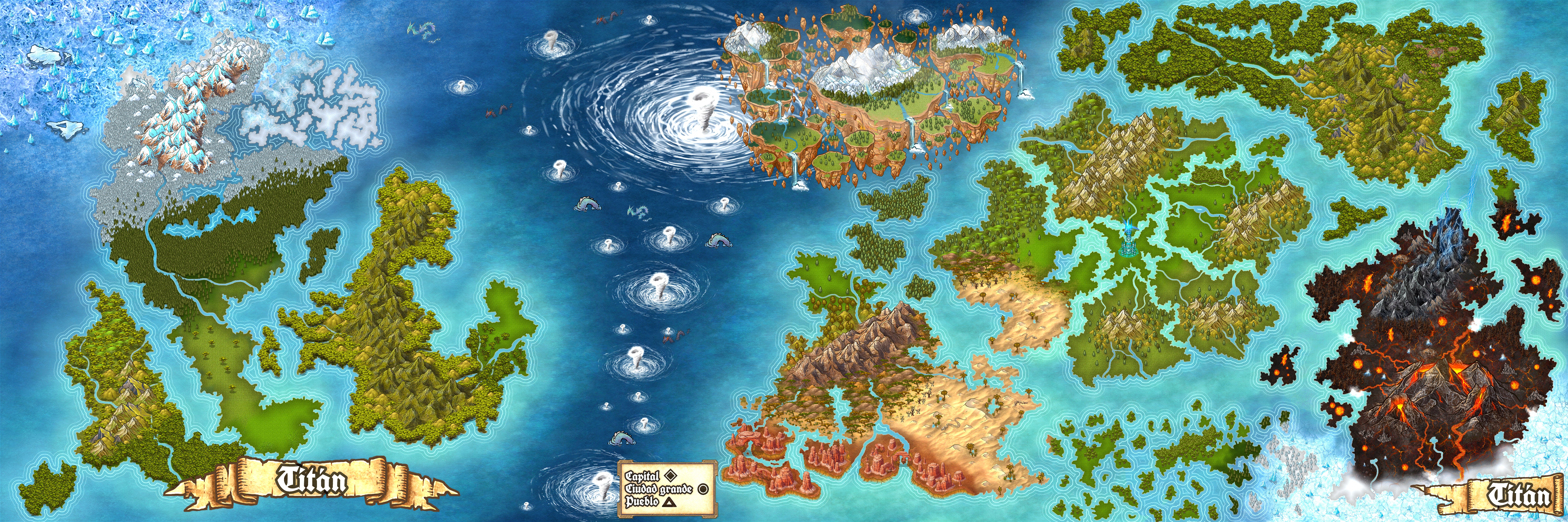 Mapa oficial de Titán